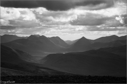 Looking South from Chno Dearg